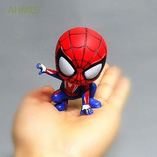 AHMED Gifts Figurine Model For Kids Doll Ornaments Spiderman Action Figures Miniatures Anime Scultures Marvel Hero Doll Toys Spiderman Toy Figures