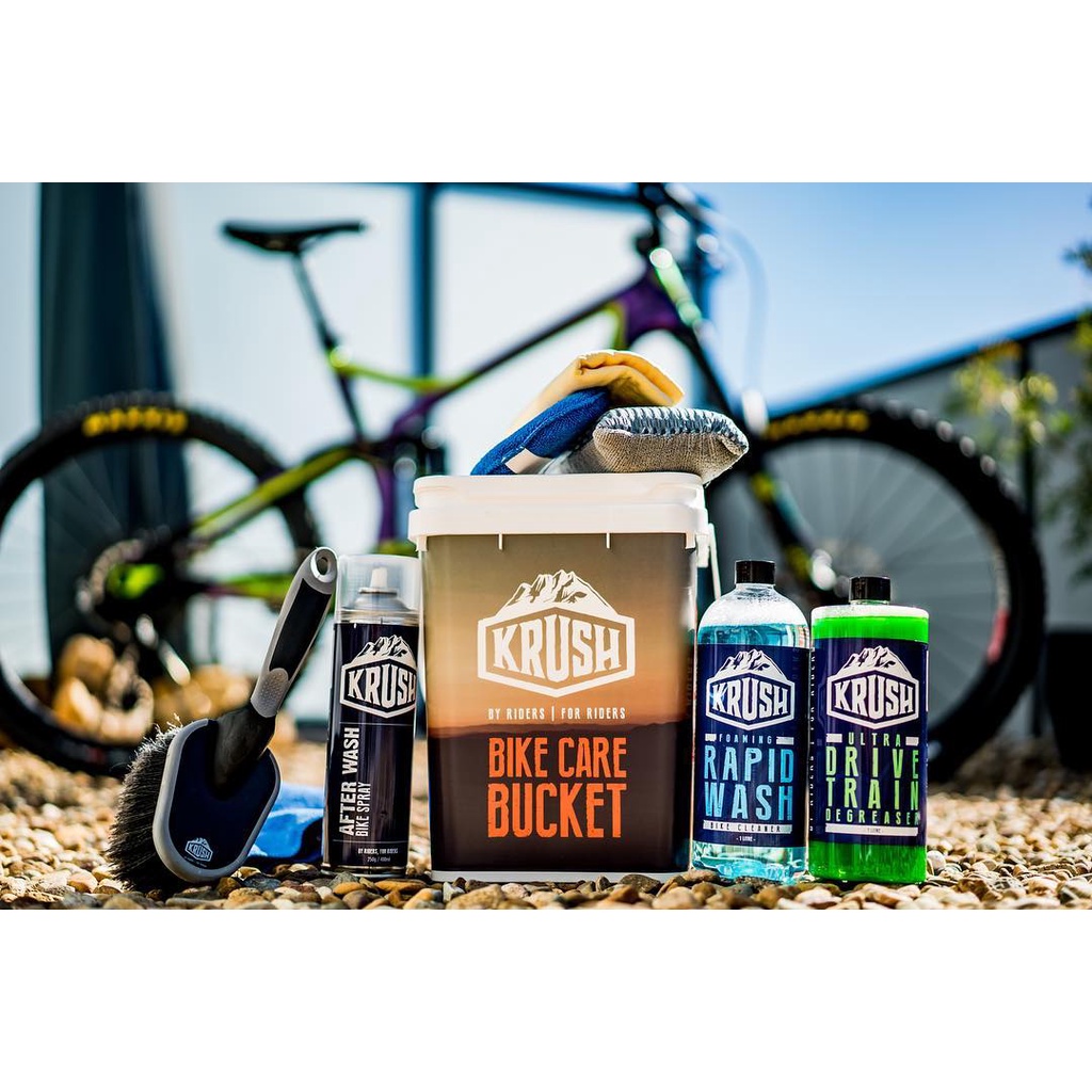 KRUSH PRO CLEANING BIKE CARE BUCKET Essential for all types of bicycles for the riders IDEAL
