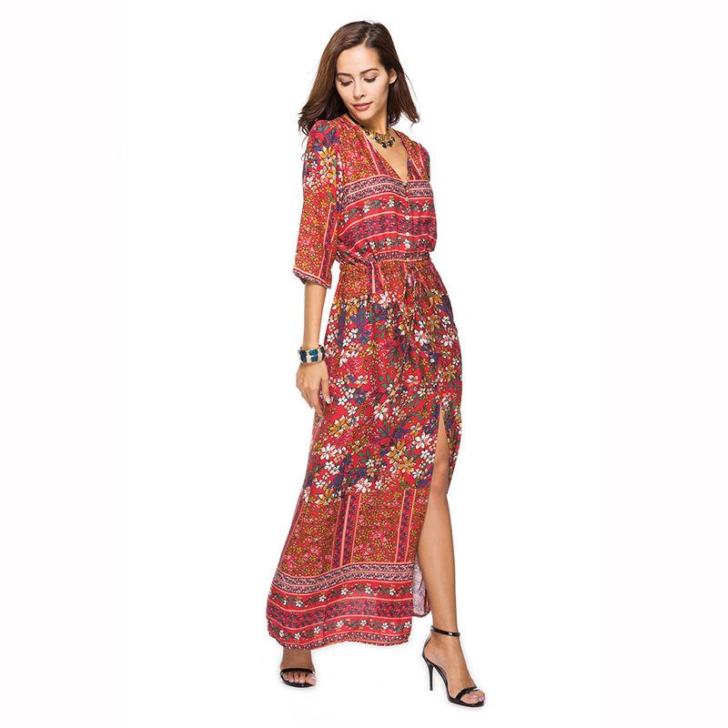 bohemian dress shopee