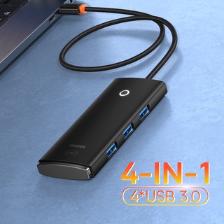 💎✅SG READY STOCK💎Baseus USB HUB 4 in 1 USB C HUB USB Type C to Multi USB 3.0 Adapter
