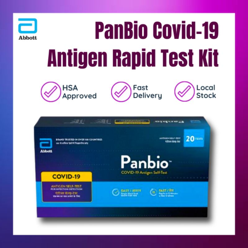 Abbott Panbio COVID19 Antigen Self Test Kit (Panbio Covid 19 ART Self