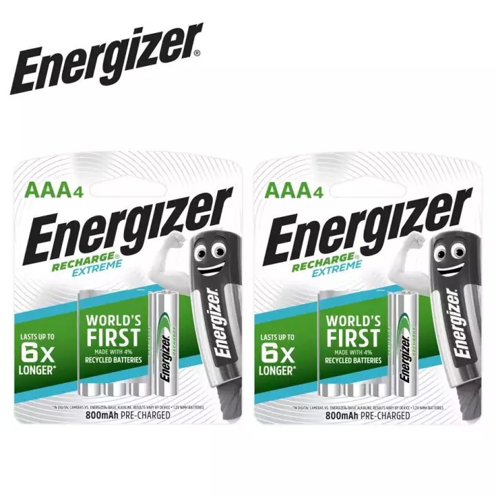 Energizer Batterie Ricaricabili AAA Recharge