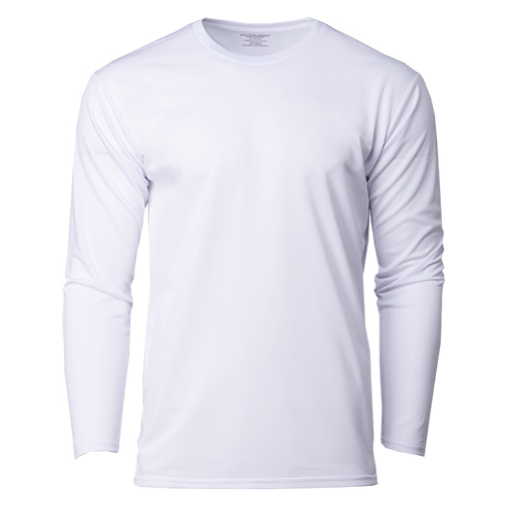 white dri fit shirt