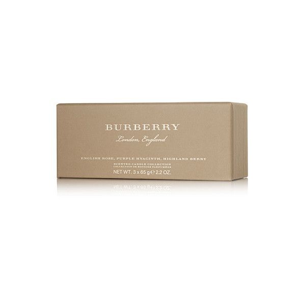 Burberry Scented Candles Collection Gift Set Of 3 English Rose - Purple  Hyacinth - Highland Berry Fragrance Luxury Aroma | Shopee Singapore