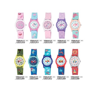 Q&q ORIGINAL QQ Tbw VR99 VR99J VR99J 011Y - 020Y Children's Watches Waterproof RUBBER Strap RUBBER BAND KIDS STYLE