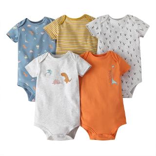 5 Pcs Baby Romper  One Piece Baju  Bayi  Colthes Set Summer 