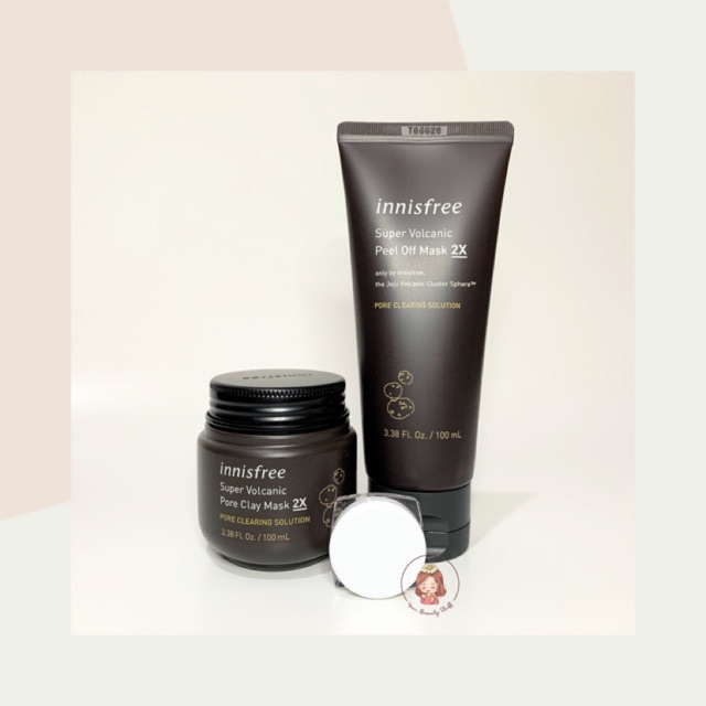 Share Innisfree Super Volcanic Pore Clay Mask Peel Off Mask 2x 10gram 5gram Sachet 3gram Shopee Singapore
