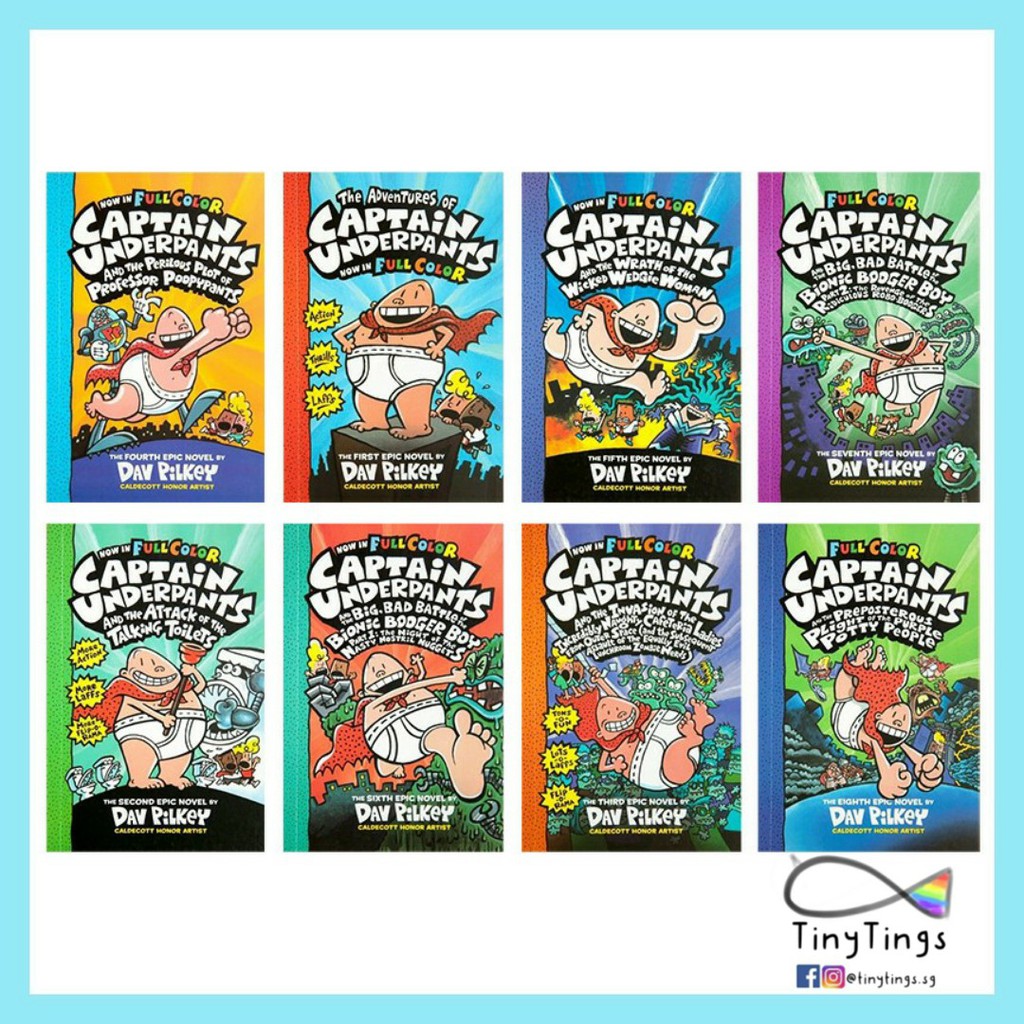 captain underpants color collection