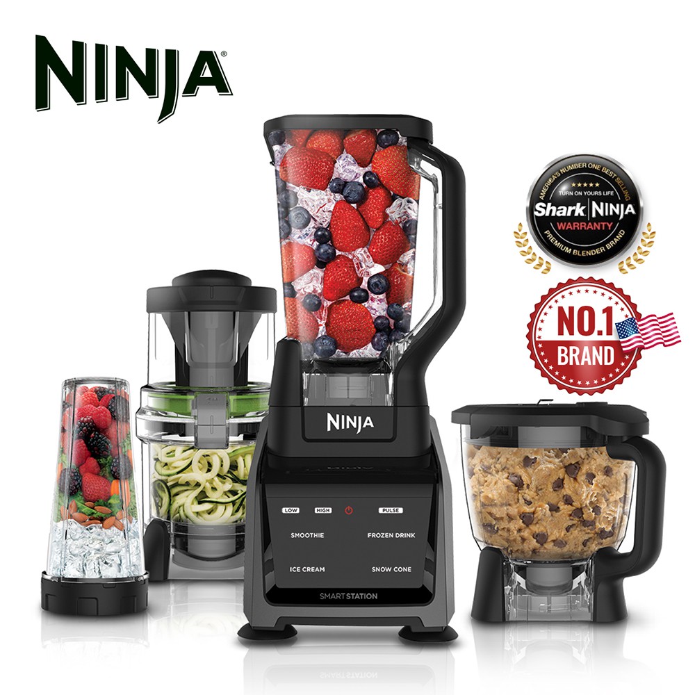 Ninja Blender Intellisense System Ninja Food Processor 1200W (CT682 ...