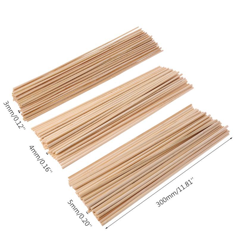 Plant Grow Rod Pot Plant Support Stick Grow Stakes Garden Bamboo Canes Garden Tools for Potted Flower Plant 50PCS 