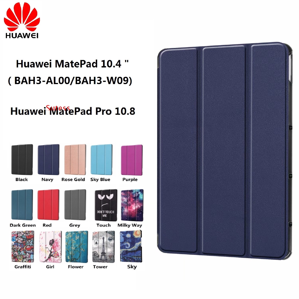 Huawei MatePad 10.4 MatePad Pro 10.8 Inch Smart Leather Flip Cover Auto ...