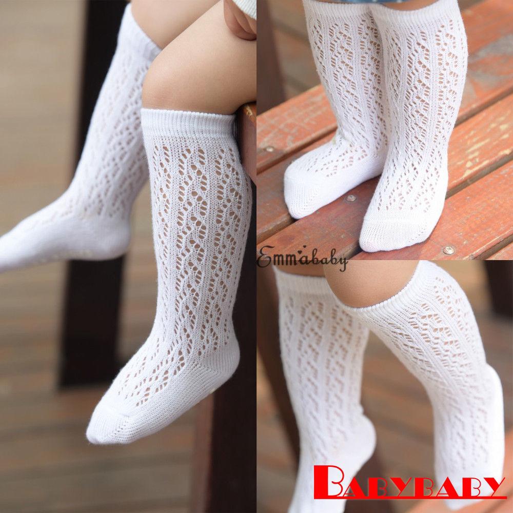 baby long socks with bows