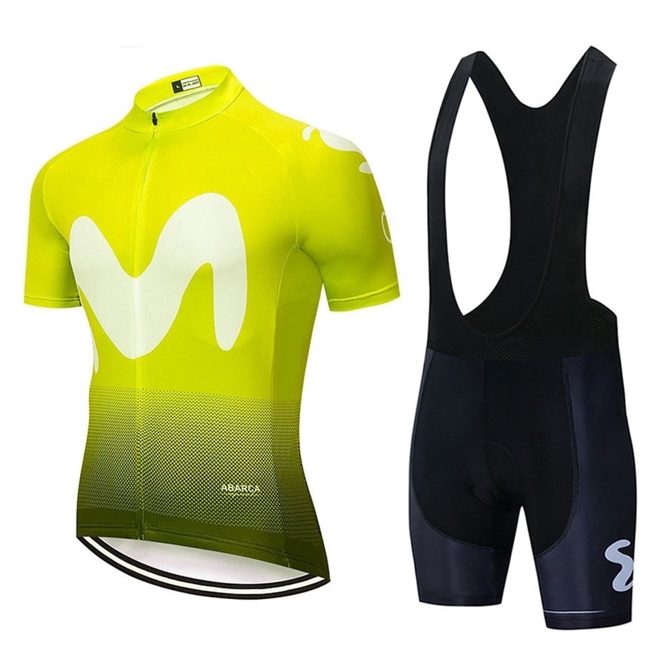 yellow cycling jersey