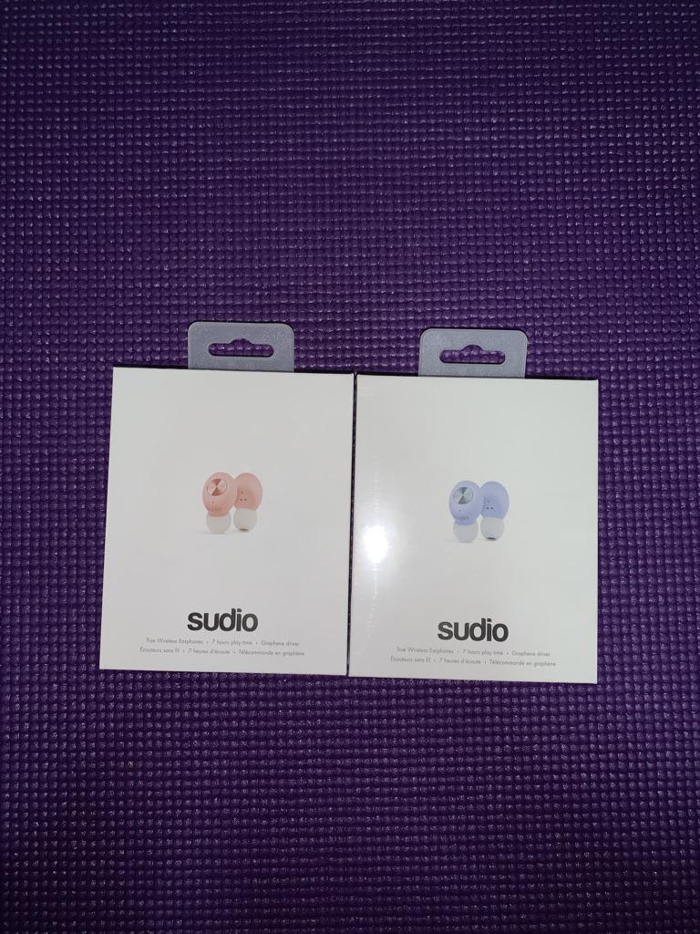 Sudio Tolv True Wireless - White, Black, Blue, Pink, Green  