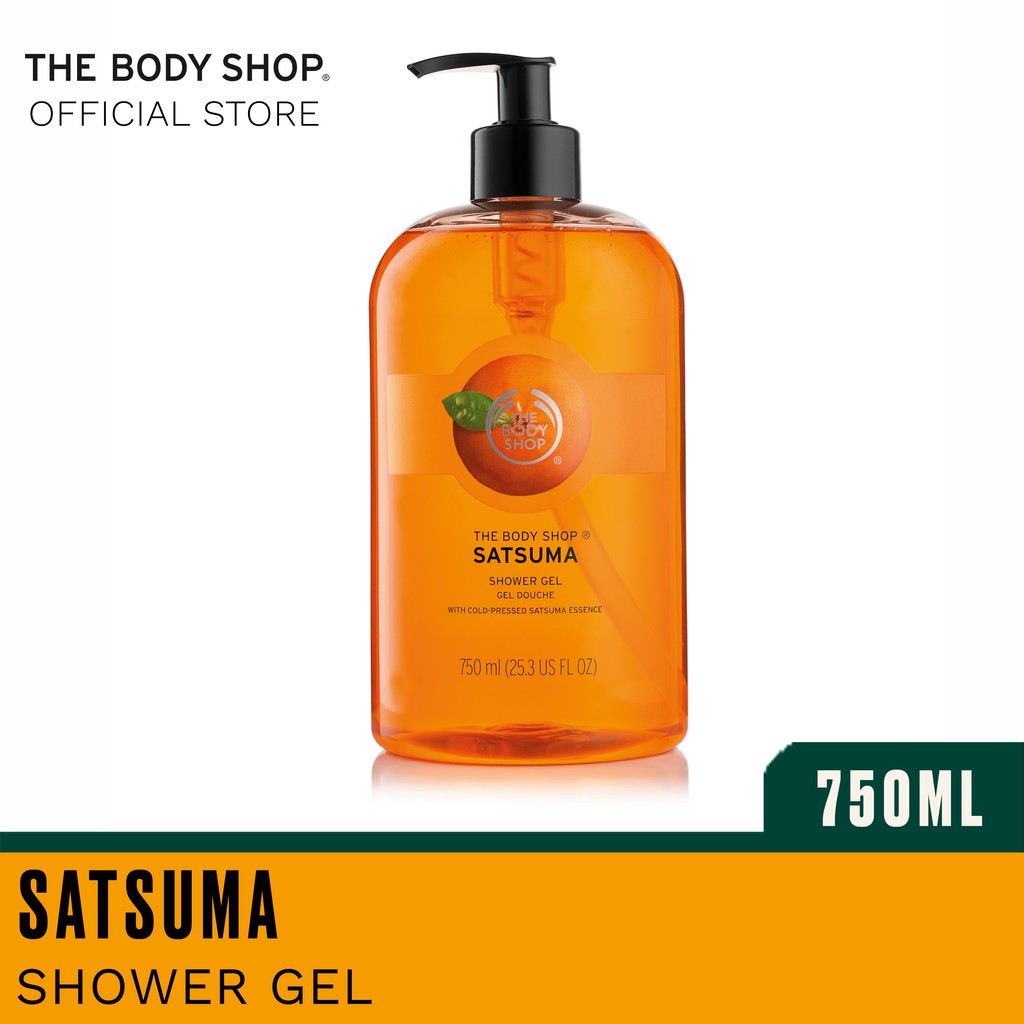The Body Shop Satsuma Shower Gel (750ML) Shopee Singapore