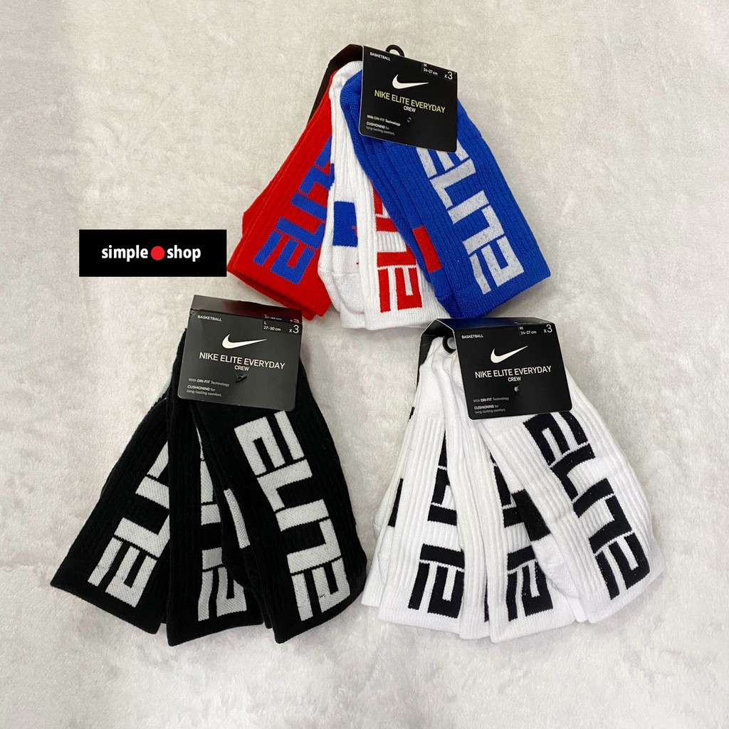 elite crew socks
