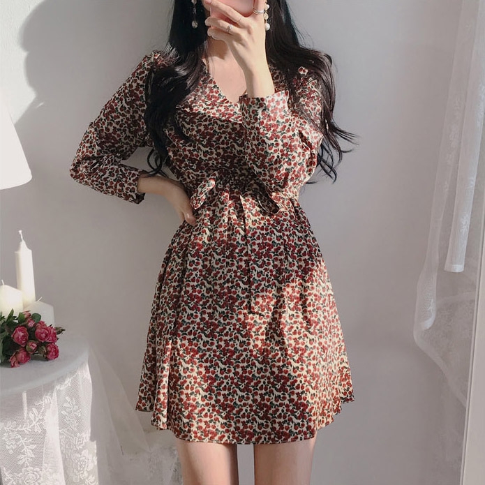 floral dress shopee