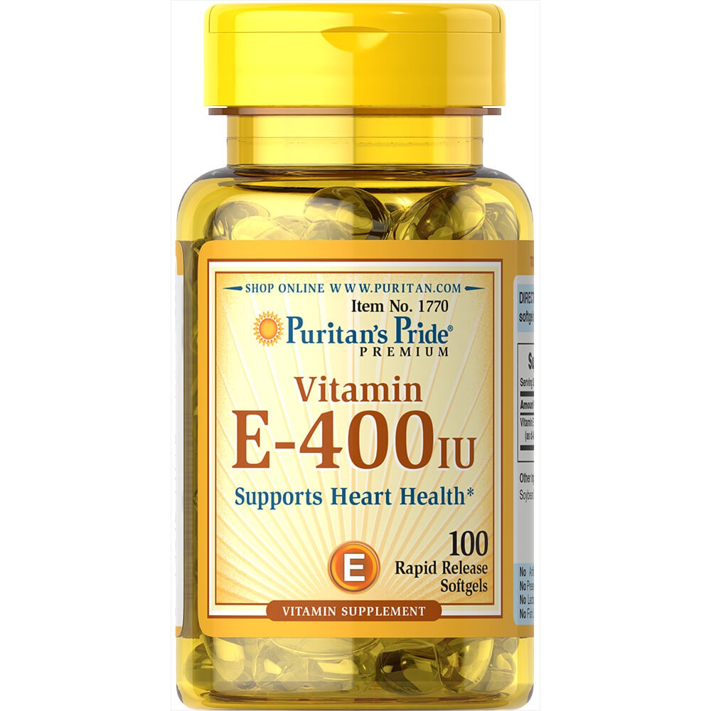 Puritans Pride Vitamin E 400 Iu 100 Softgels