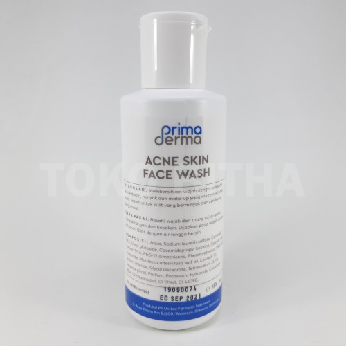 derma acne face wash