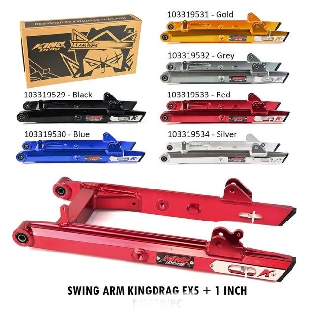 Hot Stock Ex5 Dream Dragster Swing Arm 1 Inches King Drag Shopee Singapore