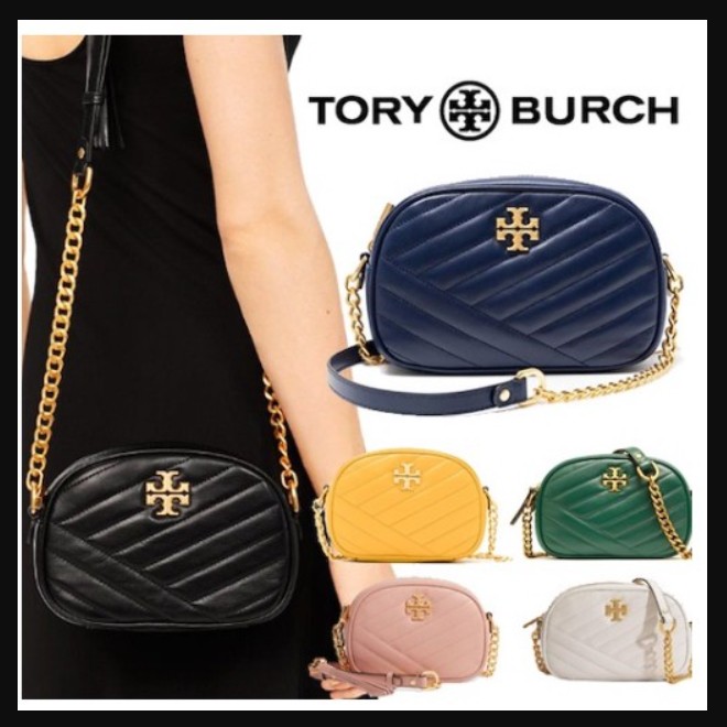 Tory Burch Kira Chevron Camera Sling Crossbody Bag 53113 Shopee Singapore 