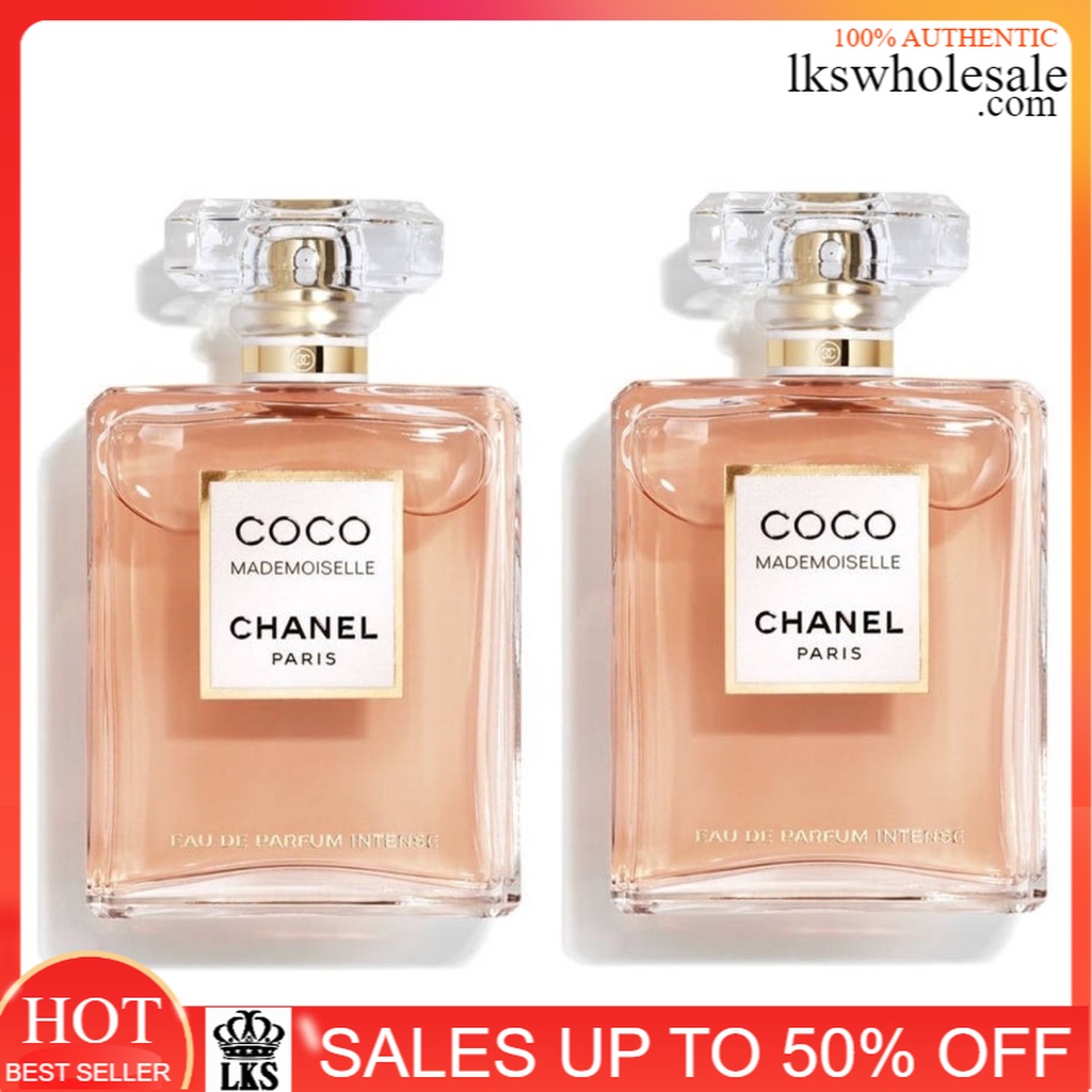 2 Bottle Best Seller Women Favorite Perfume CHANEL COCO MADEMOISELLE Eau De  Parfum Intense 100ML Gift Set | Shopee Singapore