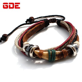 Kualiti gelang gelang fesyen lelaki kulit anjing serigala Kualiti gelang gelang fesyen lelaki kulit anjing serigala