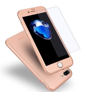 360 Full  Protection Case & Tempered Glass Screen Protector for iphone6/7/8 plus