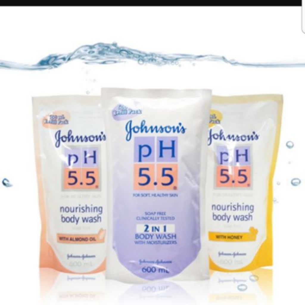 [Twin Pack] Johnson's Baby PH 5.5 Body Wash Refill 600ml + 600ml