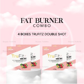 Image of [Bundle of 4] 🔥 4 Boxes TruFitz DoubleShot 🔥 Ready to Drink Weight Loss Juice [Fat Burner Combo]