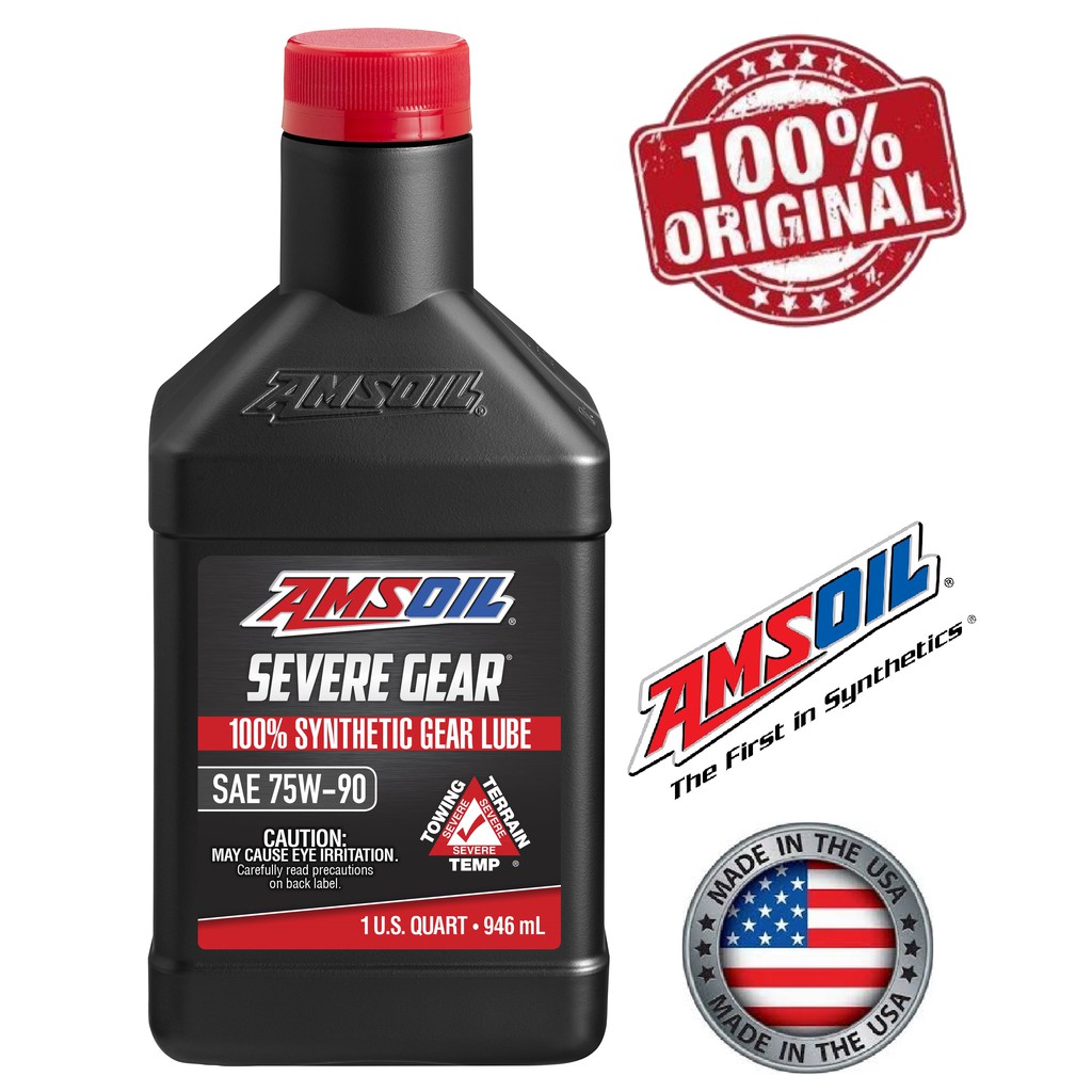Amsoil Severe Gear SAE 75W90 100 Synthetic Shopee Singapore