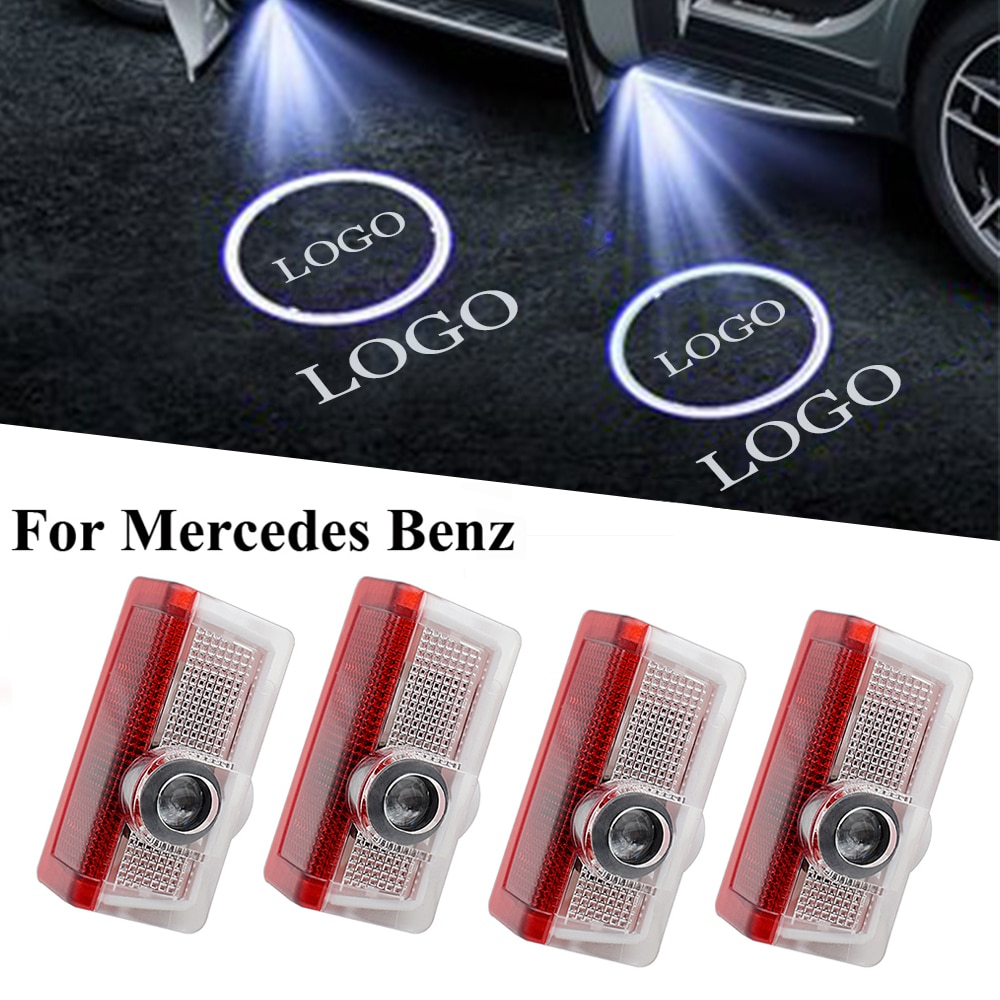 Ann Bully Car Door LED Ghost Shadow Light Welcome Light Compatible Vehicle Model Refer to Specification Benz S Class 
