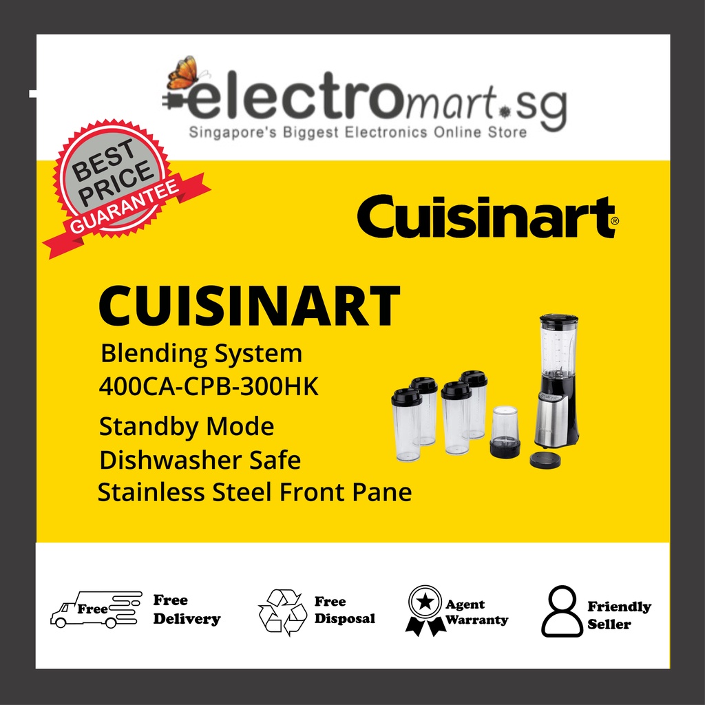 Cuisinart 400CACPB300HK Compact Portable Blending and Chopping System