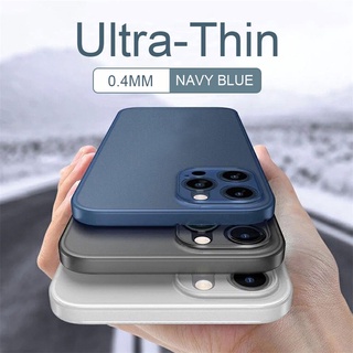For iPhone 11 12 13 14 Pro Max Ultra Thin PP Matte Case