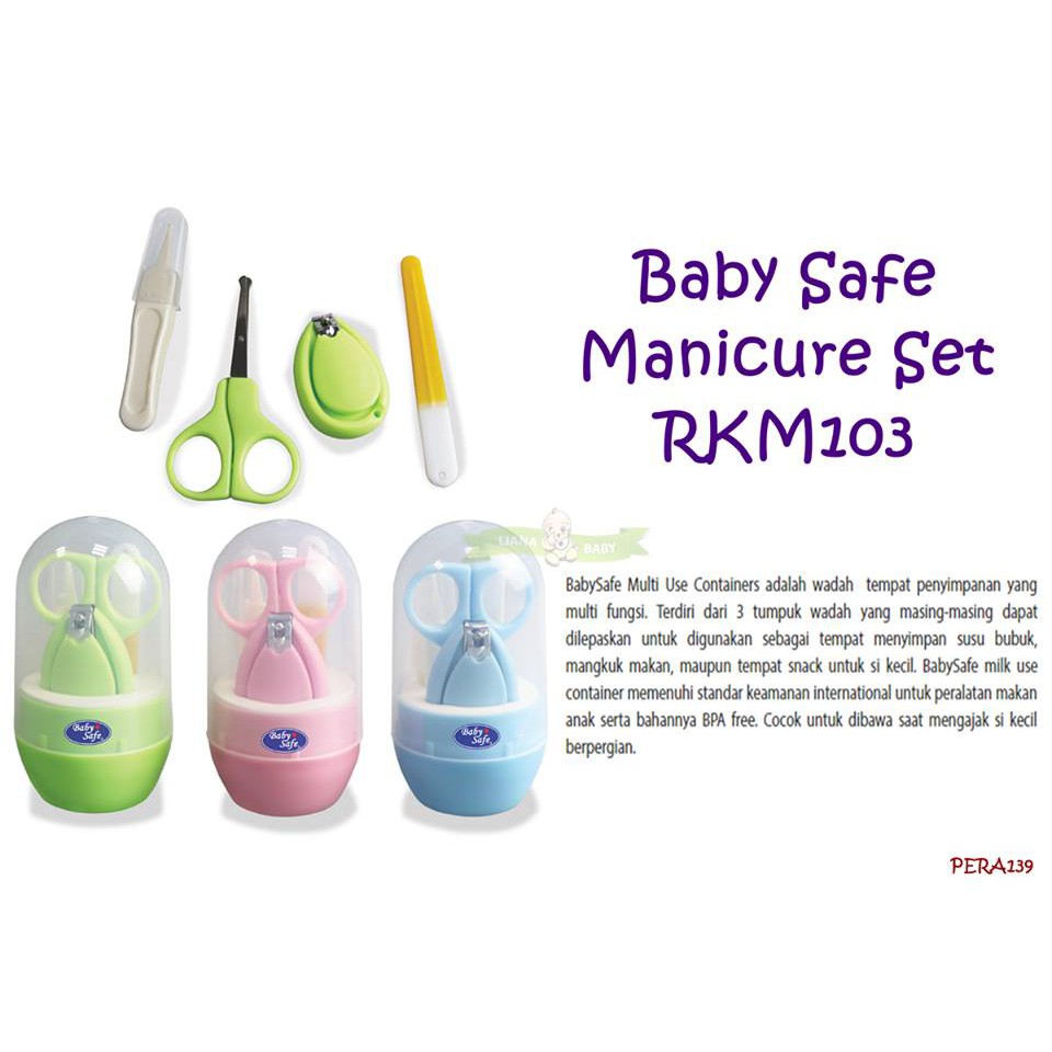 baby safe manicure set