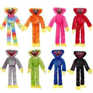 40cm/22cm New Glisten Poppy Playtime Huggy Wuggy Killy Willy Figure Plush Stuffed Toy Rainbow Glisten Dolls Kids Gifts Toys For Girls Boys