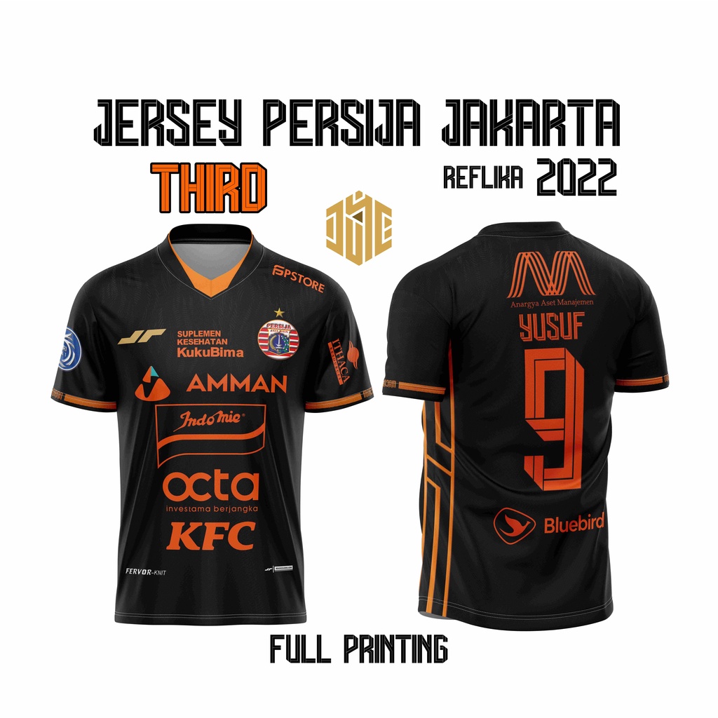 Persija THIRD Football JERSEY 2022/2023 Premium Material (Reflika) Only