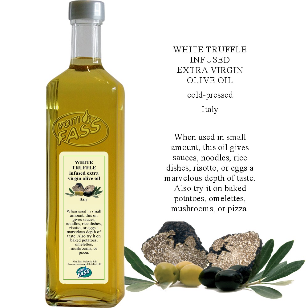 Vom Fass Truffle Infused Extra Virgin Olive Oil Italy 250ml Shopee Singapore