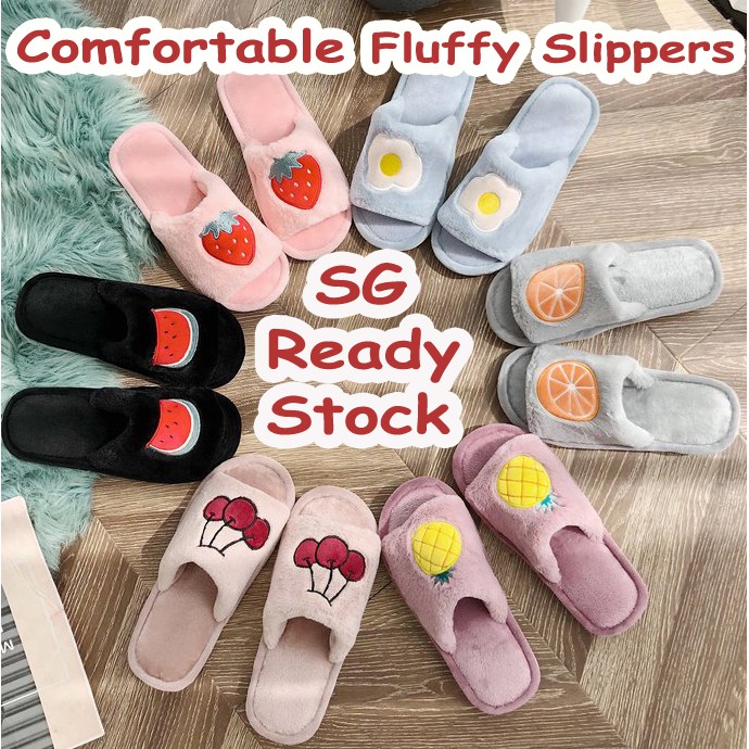 Image of Art Living 2021 Comfortable Anti-Slip  Bedroom Slippers Indoor Home Cute Fluffy Plush #0