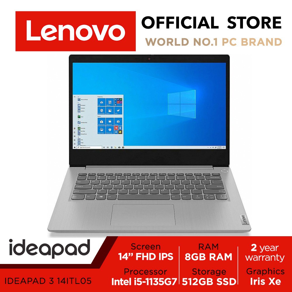 Lenovo IdeaPad 3 14ITL05 | 81X7003PSB | 14" FHD | i5-1135G7 | 8GB ...