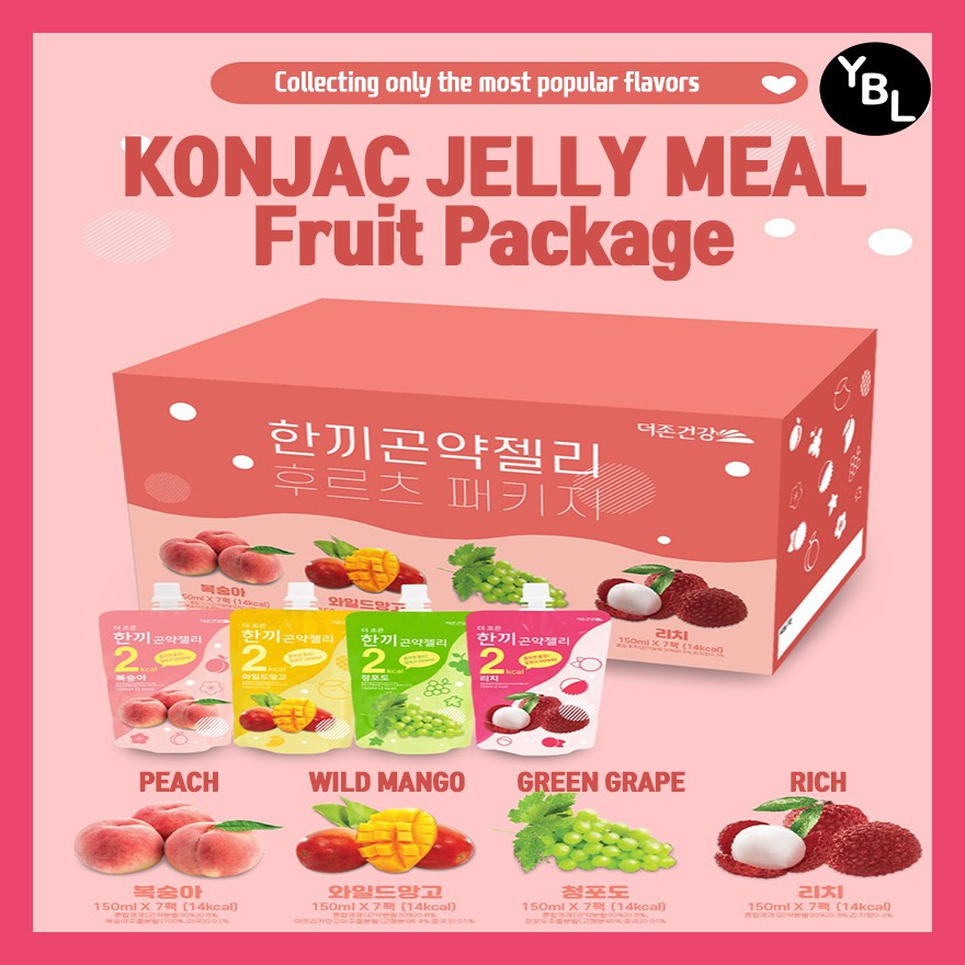 [Konjac Jelly] KOREA KONJAC JELLY LOW CALORIE ZERO Sugar 2kcal 4