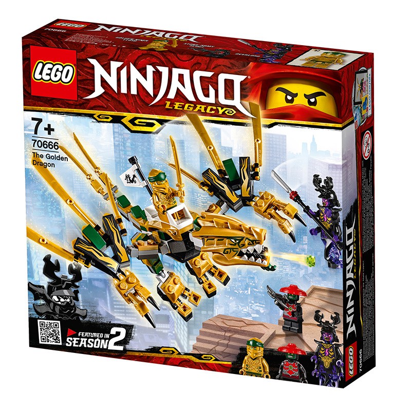  qst Lego  Phantom Ninja 70666 Phantom Ninja Gold Dragon 