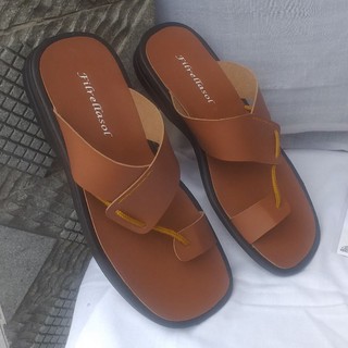 leather strap sandals mens