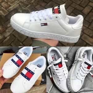 tommy jeans white trainers