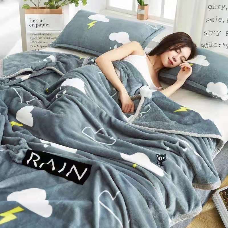 TNC Soft And Fluffy Microfiber Blanket Warm Fur Blanket (SINGLE SIZE SOFT KUMOT ) Malambot Na Kumot