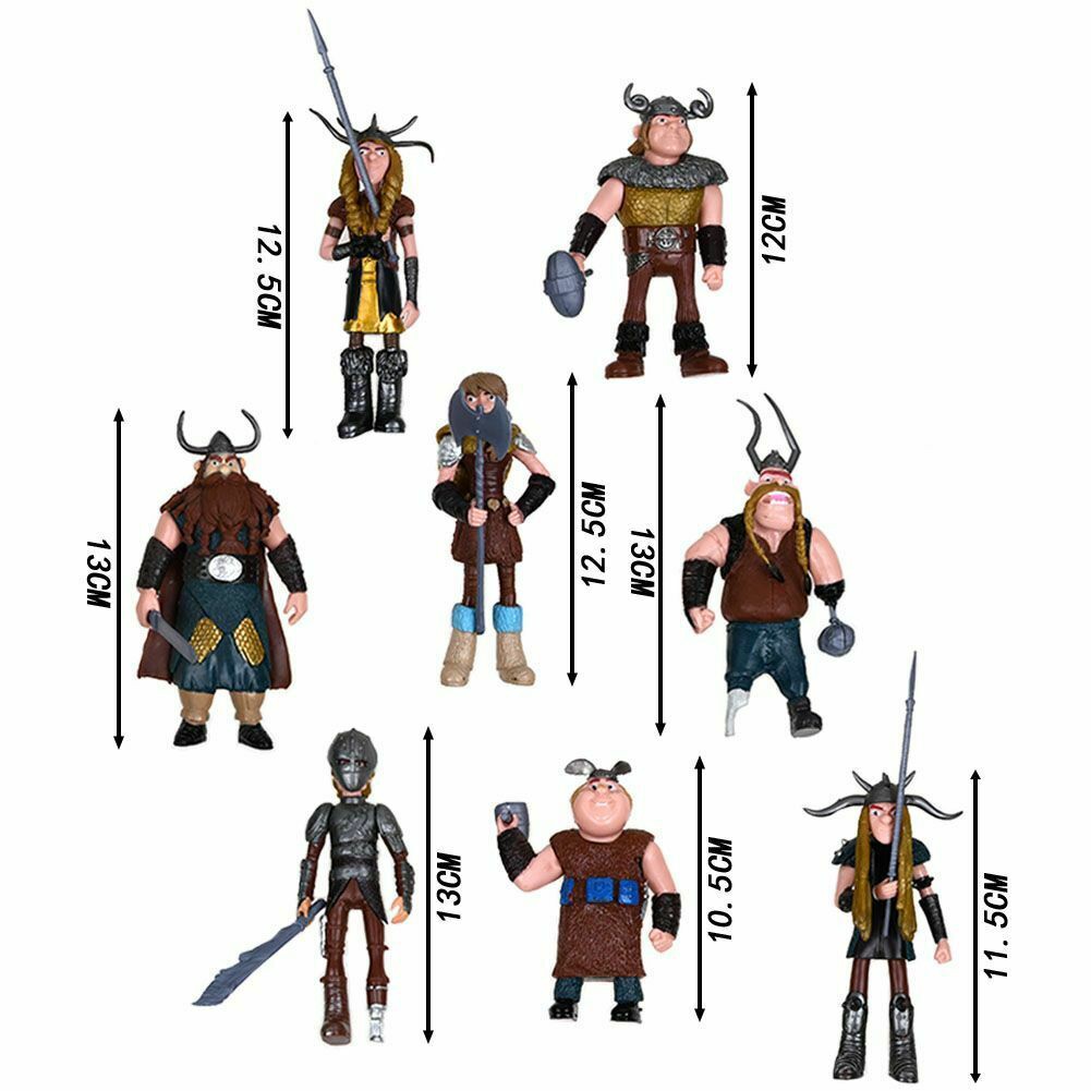 Tv Movie Video Games Lot 8x How To Train Your Dragon Toys Action Figures Hiccup Stoick Astrid Gobber Biencraft Com