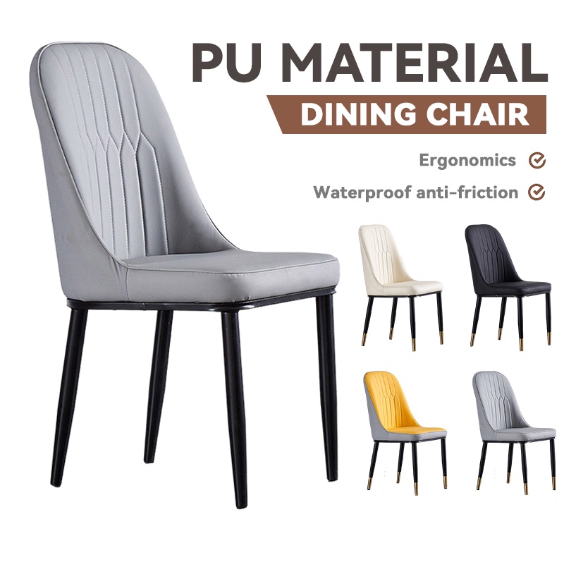 Modern Elegant Bright Color/Black/Grey Color Dining Chair Living Room Chair Modern Hotel Restaurant Chairs Nordic Design Chairs