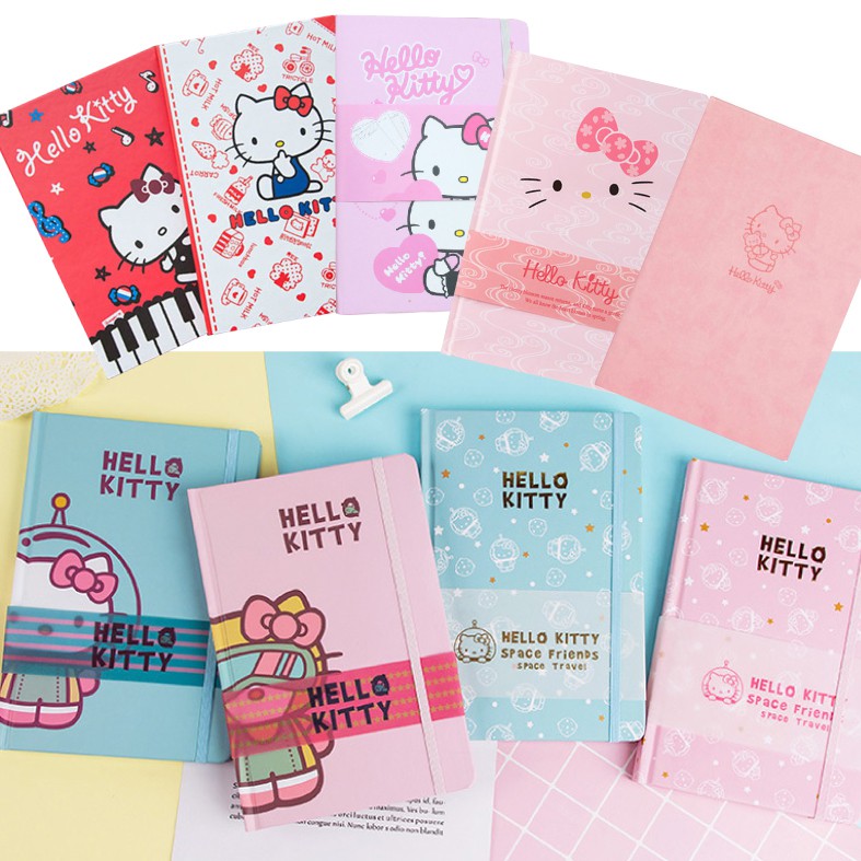 Hello Kitty Notebook Diary Hard Cover Journal Stationery Gift Shopee