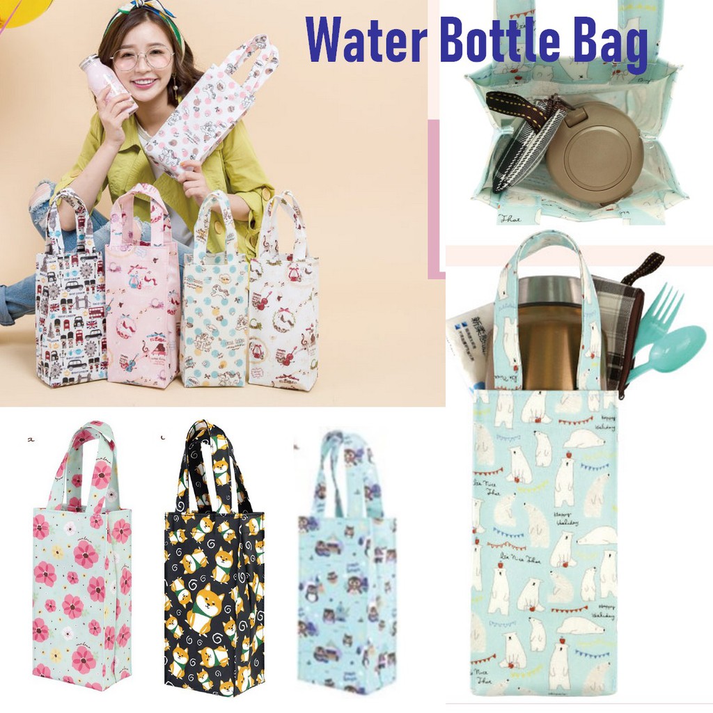 tote with water bottle holder