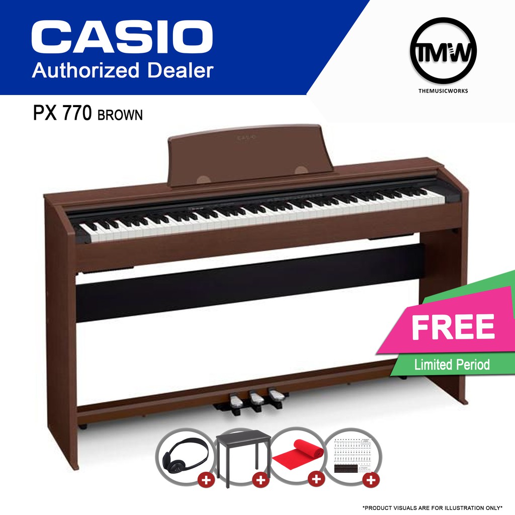 Special Deal! CASIO PX-770 Privia Digital Piano [ Keyboard I Music I